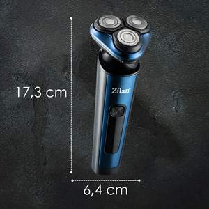 Rasoir électrique 4 en 1 pour hommes, tondeuse à barbe, tondeuse à poils du visage, tondeuse à poils du nez, triple lame, étanche IPX7, alimentation USB - Product Image 1