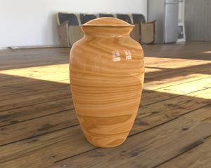 Pine <b>Wood</b> Texture Aluminum Cremation <b>Urn</b> <b>for</b> Human <b>Ashes</b> Funeral Supplies Indian Manufacturer L MAX B EXPORTS - Product Image 1