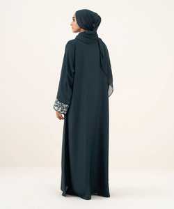 Vêtements islamiques modestes avec logo personnalisé, vente en gros d'abayas, robes jubba, longueur au sol, manches longues, femmes, haute qualité, vente chaude - Product Image 3