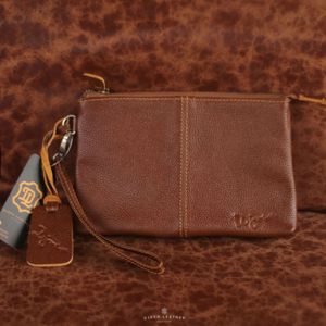 Pochette utilitaire en cuir de vachette véritable de qualité supérieure Design élégant pour les besoins de stockage quotidiens d'Indonésie - Product Image 2