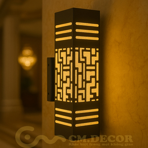 Modern DTT.001.03 <b>Wall</b> Lamp LED <b>Light</b> Source Iron Aluminum Body <b>Remote</b> <b>Control</b> Touch Warm White Indoor Use IP65 Custom Lens - Product Image 1