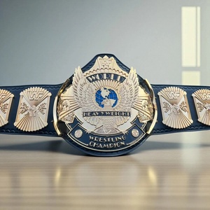 Ceinture de championnat de lutte New World Winged Eagle personnalisée en laiton de 2 mm, taille adulte - Product Image 4