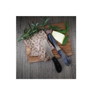 Cuchara de cuchillo de mantequilla de cuerno de búfalo y cuchara de tamaño personalizado Cuchara de ensalada para uso hecho a mano para 2 piezas Venta caliente - Product Image 1
