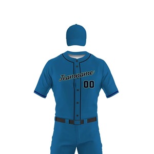 Ensemble d'uniformes de softball de nouvelle conception de bonne qualité, respirant, à séchage rapide, 100% polyester, vêtements d'équipe, prix de gros bon marché - Product Image 5