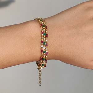 กำไลเพชรและกำไลข้อมือดีไซน์ลายจุด - Product Image 3