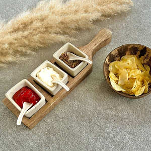 Hecho a mano nuevo diseño clásico Simple hogar Hotel restaurante uso patrón sólido precio bajo tamaño personalizado bandeja decorativa - Product Image 6