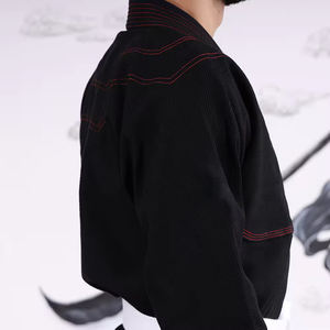 ชุดยูโดคุณภาพสูง ระบายอากาศได้ดี สำหรับผู้ชาย ผู้หญิง ชุดศิลปะการต่อสู้ระดับมืออาชีพ ชุดยูนิฟอร์มผ้าฝ้ายสำหรับการต่อสู้ แบบ unisex พร้อมโลโก้สั่งทำ - Product Image 4