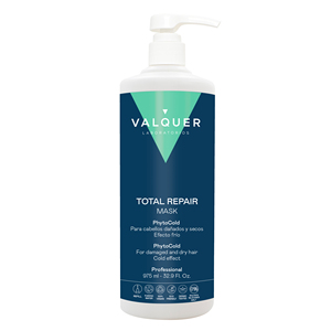 Maschera per ghiaccio vegana di qualità Premium per la riparazione totale ingredienti naturali crema per il trattamento dei capelli senza Silicone di olio di Macadamia. 1000 ml - Product Image 1