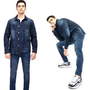 Vente en gros de veste en jean en coton de haute qualité pour hommes veste en jean personnalisée de haut niveau pour hommes - Product Image 6