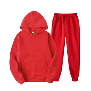 Ensemble de survêtements durables pour femmes Sweat à capuche et jogging assortis avec broderie personnalisée Vêtements de sport à la mode pour une utilisation quotidienne et sportive - Product Image 1