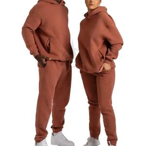 2025 logotipo y diseño personalizados gran oferta 100% algodón polar 2 piezas conjunto mujer Unisex Sudadera con capucha y pantalones de chándal conjunto Sudadera con capucha chándal - Product Image 6