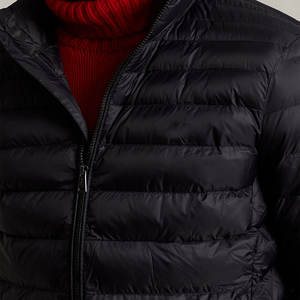 Men's Lightweight <b>Packable</b> Accent Puffer <b>Jacket</b> Waterproof Windproof Eco-Friendly Stand Collar Winter <b>Jackets</b> - Product Image 6
