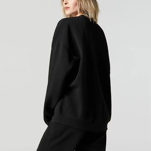 Winter <b>Long</b> <b>Sweatshirt</b> Custom Logo Pullover Cotton Fleece Mock Neck Stylish Durable Quality Casual Fashion Unisex Comfortable - Product Image 3