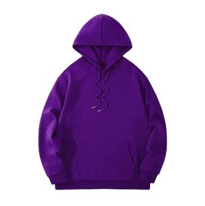 Sweats à capuche avec logo personnalisé sweats à capuche en éponge française 100 coton épais pour hommes Streetwear sweats à capuche respirants - Product Image 1