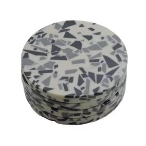 Posavasos de té de terrazo personalizado, posavasos para el hogar, Hotel, restaurante, vajilla, Decoración de mesa, suministros de cocina de mesa - Product Image 1