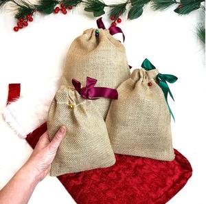 Vente en gros Sacs fourre-tout en jute imperméables et écologiques avec couleur et logo personnalisés Sacs-cadeaux promotionnels à bas prix - Product Image 4