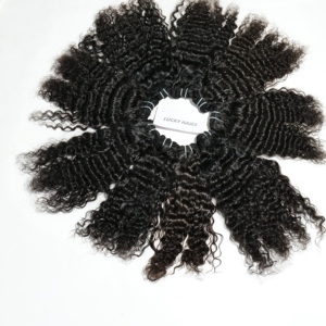 Meilleur prix qualité supérieure trame Remy couleur naturelle cuticule vierge alignée vietnamien vente en gros bouclés faisceaux noirs de cheveux humains - Product Image 4