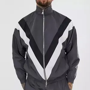 Survêtement 100% coton pour hommes, vêtements de sport de haute qualité, logo personnalisé, survêtement de sport pour hommes, vente en gros - Product Image 3