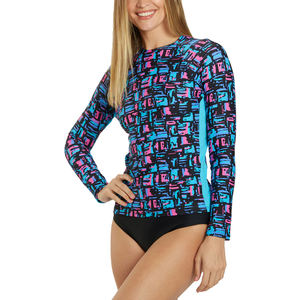 Rash Guard pour femmes à séchage rapide, de couleur unie, au prix de gros, produit le plus vendu, Rash Guard pour femmes à bas quantité minimale de commande, toutes tailles disponibles - Product Image 4