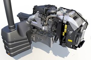 Moteur John Deere avec boîte de vitesses compatible avec les tracteurs, générateurs et excavateurs John Deere, moteur haute performance pour machines. - Product Image 2