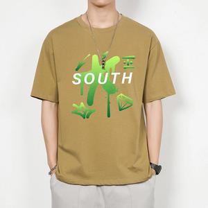 Printed Anti-Wrinkle Breathable Sequined Logo Appliques Polyester Cotton Blend Women's Casual T-Shirt Clothing Manufacturer - Product Image 4