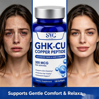 SYC BIO GHK-CU Peptide de Cuivre 300 µg Gélules Quotidiennes Bien-être 120 Gélules Marque Privée OEM ODM Prix Usine Vente en Gros