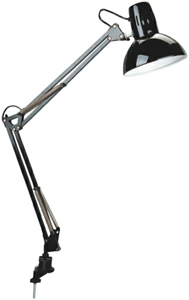 Lampada Architettonica Flessibile Nera con Morsetto E27 (F-BRIGHT 1900025-N) - Product Image 1