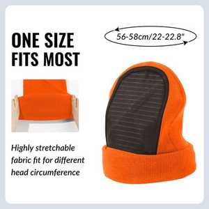 Gorro y gorro acogedor de alta calidad al por mayor gorro de invierno gorro de punto 100% gorros cálidos acrílicos - Product Image 3