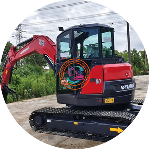 Yanmar VIO 80เครื่องขุดขนาดเล็ก8ตันพร้อมสภาพที่ดีแบริ่งเครื่องยนต์ส่วนประกอบหลักของ PLC รวมอยู่ด้วย - Product Image 5