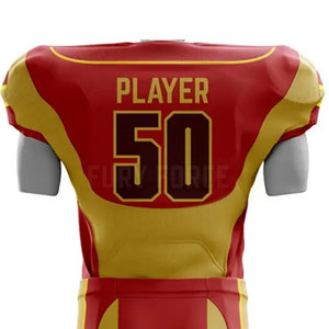 Uniforme américain en polyester 100% de conception personnalisée professionnelle Uniformes de football américain pour jeunes bon marché - Product Image 5