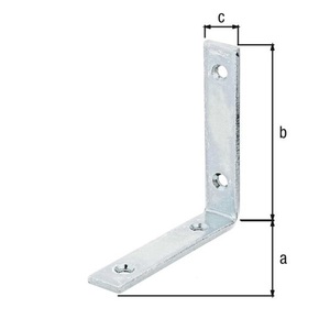 L100x100mm Beam Angle B.20mm Narrow STA Raw <b>Brackets</b> 20-Pack Size - Product Image 3