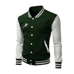 OEM Vestes d'université de baseball pour hommes Mode d'hiver coupe ajustée à manches longues Logo Design Lettermen Veste de baseball universitaire pour hommes - Product Image 1