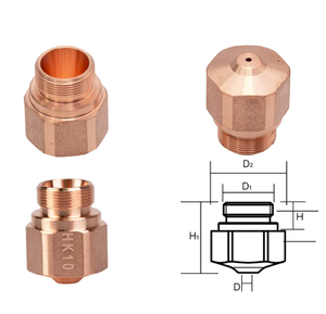 หัวฉีดเลเซอร์ไฟเบอร์ Yag รุ่น HK NK สำหรับเครื่องตัด - Product Image 2