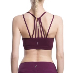 Sujetador deportivo de nailon inalámbrico acolchado cómodo para mujer, camiseta sin mangas Sexy para gimnasio, ropa de entrenamiento transpirable sin costuras de talla grande - Product Image 5