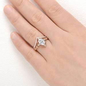 Mejor Oferta, Anillo de Compromiso con Diamante Cultivado en Laboratorio de 1.50 Ct, Corte Ovalado, Certificado IGI, VVS, con Anillo de Bodas de Oro de 14k, Joyería Fina - Product Image 3
