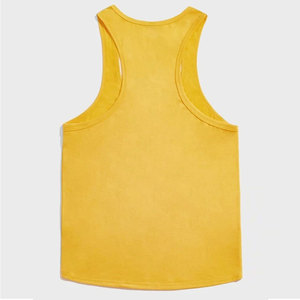 เสื้อกล้ามออกกำลังกายผู้ชายคุณภาพสูง ระบายอากาศได้ดี สีพื้น ขายส่งจำนวนมาก ราคาพิเศษ - Product Image 2