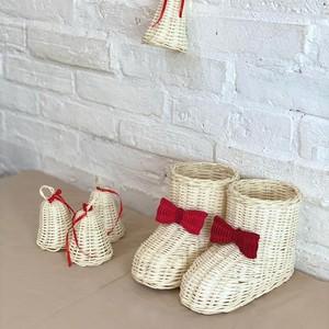 Factory Direct <b>Sale</b> Handicraft <b>Christmas</b> Products Rattan Weaved Noel Ornaments With Customized Brand Name and Packaging - Product Image 2