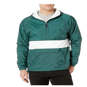 แจ็กเก็ตโค้ชสไตล์ไฮสตรีทสำหรับผู้ชายผลิตจากไนลอนผ้าแคนวาสภายนอกและภายใน - Product Image 3