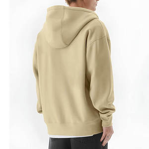 Sweat-shirt à capuche zippé pour homme, qualité supérieure, couleur unie, confortable, décontracté, respirant, personnalisable, taille 6XL - Product Image 4