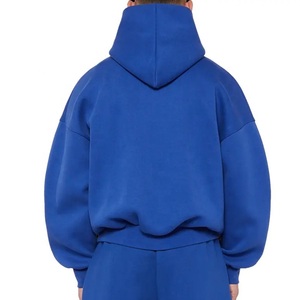 New Fashion Oversized Men's Hoodies Solid <b>Pattern</b> Hoodie Cotton Plain Baggy Pullover Men's Hoodies - Product Image 4