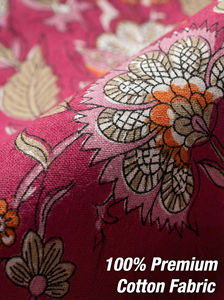 New Design Ethnic Wear Women Cotton Floral Print Regular Wear <b>Top</b> Women Clothing Short Kurti With Adjustable Back for Girls - Product Image 3