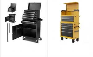 36 in. 6-Drawer <b>Rolling</b> Cabinet with Metric Mechanics Tool <b>Set</b> in Modular Foam <b>Trays</b> (358-Piece) - Product Image 3