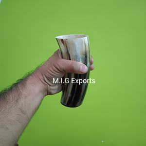 Verre à boire en corne de cerf / Gobelet pour la maison, les restaurants, les fêtes et autres événements – Qualité supérieure et de premier ordre. - Product Image 4