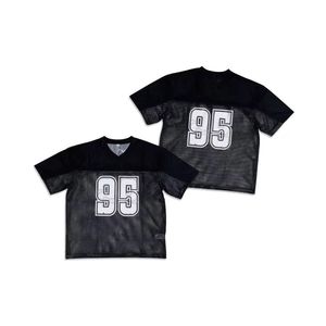 Maillot en maille col V à séchage rapide pour homme, maillot de football et de basket-ball sérigraphié, maillot de football - Product Image 1