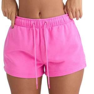 Women's High Quality Summer Athleisure Jogger Shorts Quick Dry Basic Soft Cotton Polyester Sweat <b>Pants</b> Solid Quick Dry Blank - Product Image 5