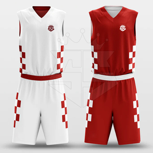 Uniforme de baloncesto sin mangas Uniforme de baloncesto de último estilo Uniforme de baloncesto reversible de nuevo diseño - Product Image 3