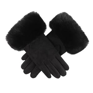 Guantes de Motocicleta de Piel de Oveja Genuina para Mujer, al por Mayor, Resistentes al Viento, Cálidos para Invierno, con Forro de Piel Auténtica, 2026 - Product Image 1
