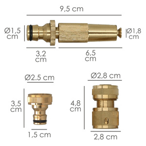 Set Irrigazione in Ottone 1/2" con 4 Pezzi Saturnia - Product Image 2