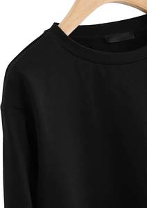 Vente en gros 100% coton Dames Crop Top Hoodies manches longues OEM hiver polaire personnalisé brodé vêtements pour femmes - Product Image 3