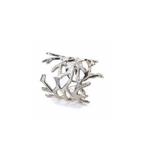 Anneau de serviette en laiton fait à la main, design de Festival, anneau de serviette et accessoires décoratifs - Product Image 1